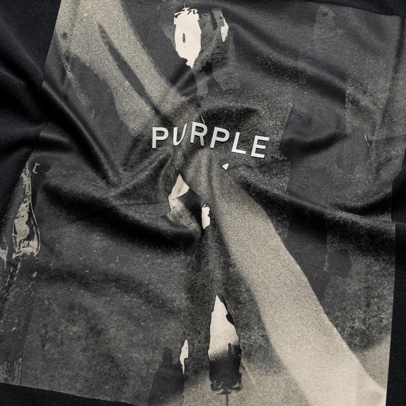 Purple Brand Warped Tee - Black