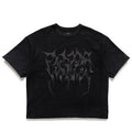 Purple Brand Jagged Wordmark Tee - Black