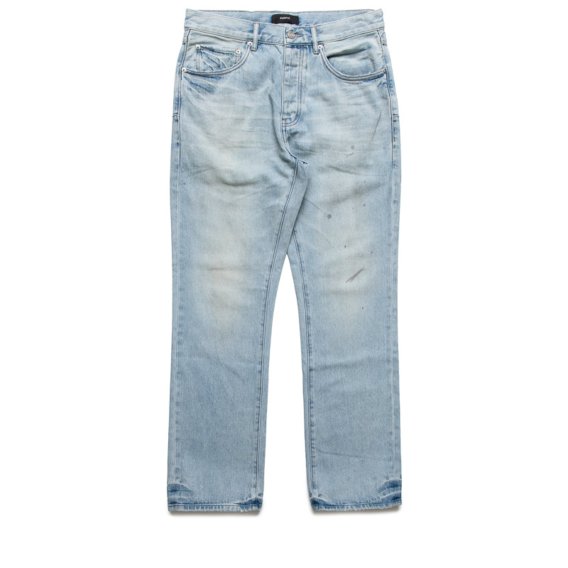 Purple Brand Mid Rise Straight Leg Mechanic Dirty Jean - Light Indigo