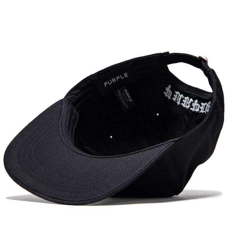 Purple Brand Gothic P Strapback - Black