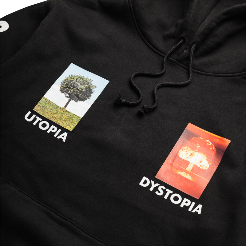 Pleasures Somewhere Hoodie - Black