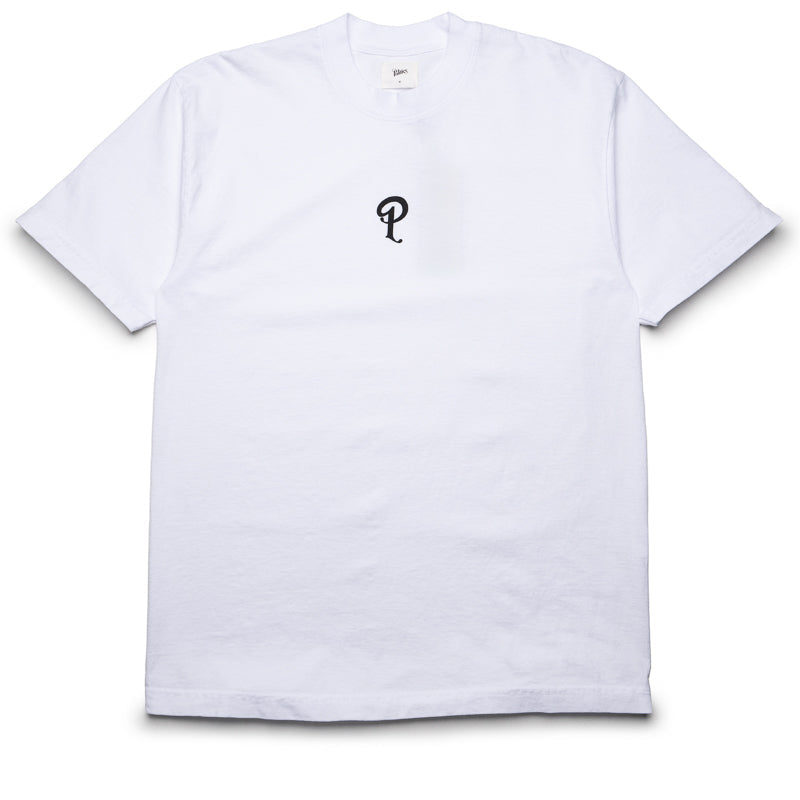 Politics Center P Logo Tee - White