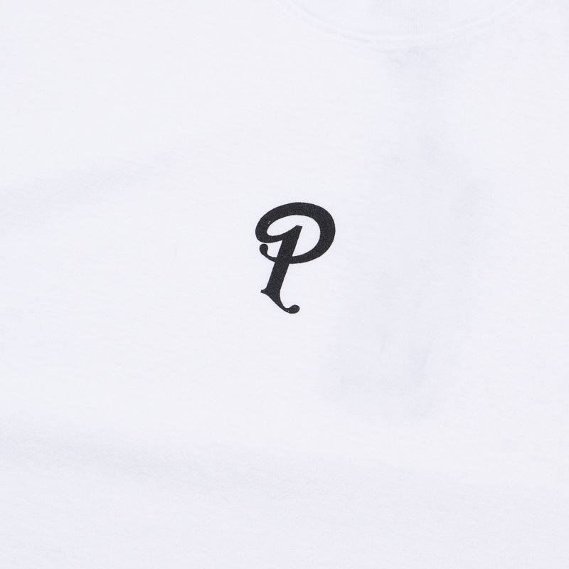 Politics Center P Logo Tee - White