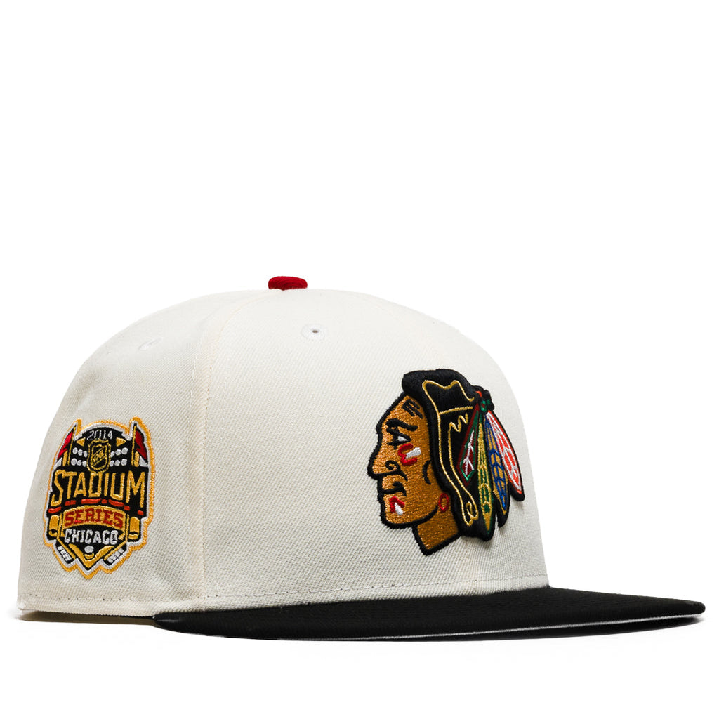 New Era x Politics Chicago Blackhawks 59FIFTY Fitted - Chrome/Black