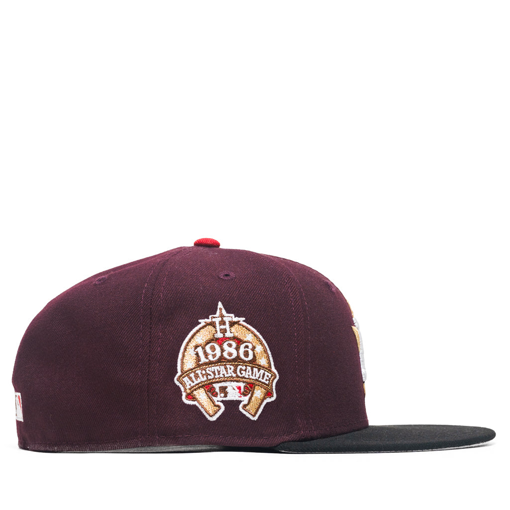 New Era x Politics Houston Astros 59FIFTY Fitted - Maroon/Black
