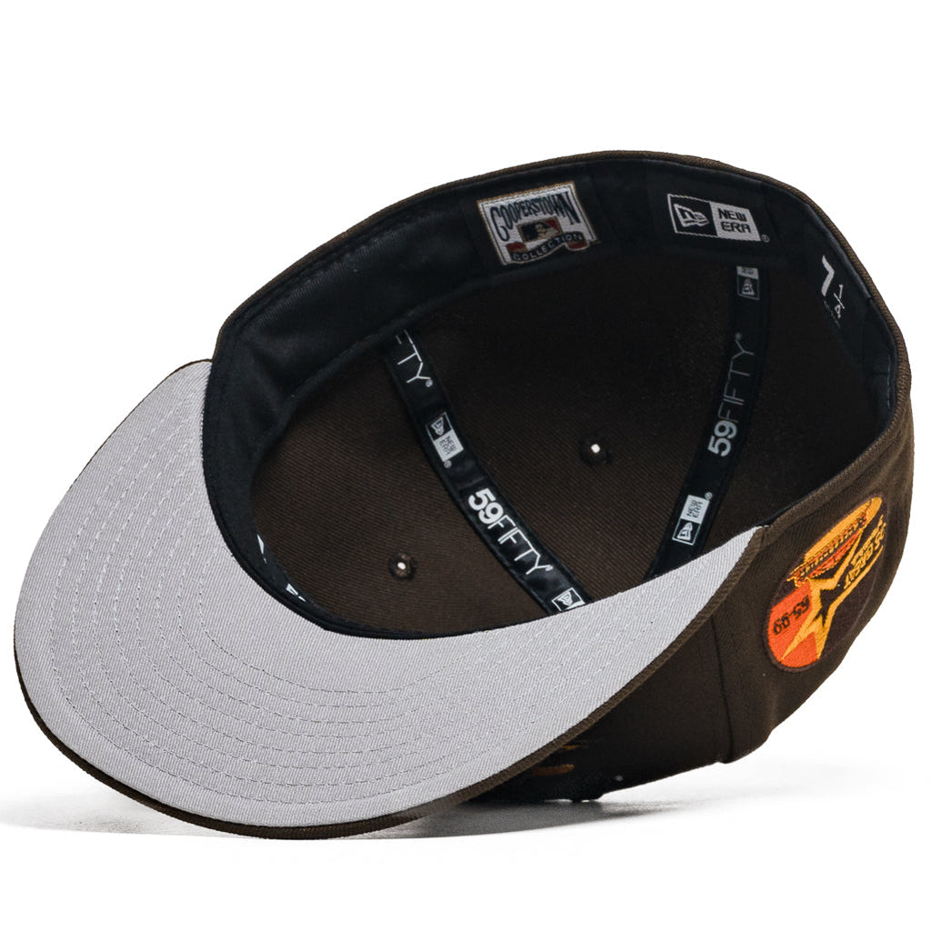New Era x Politics Houston Astros 59FIFTY Fitted - Walnut/Scarlet