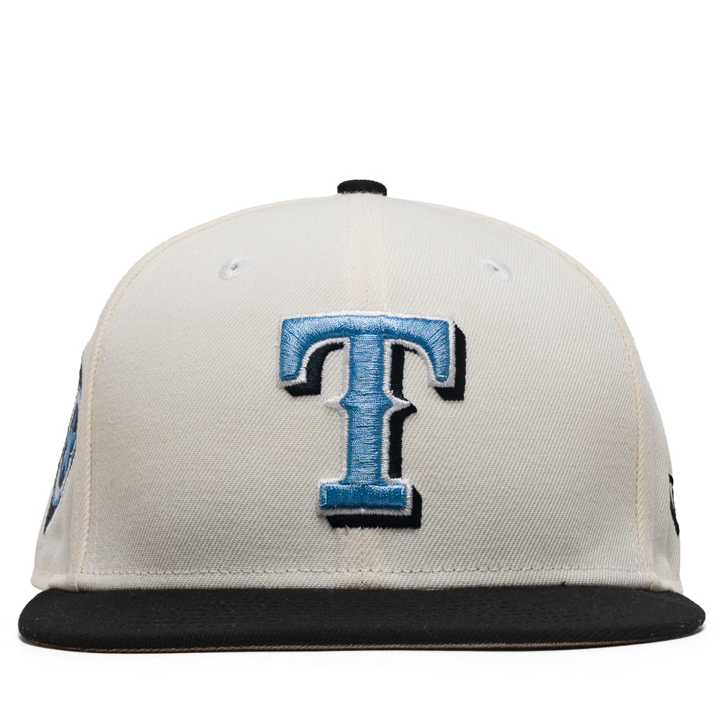 New Era x Politics Texas Rangers 59FIFTY Fitted - Chrome/Black