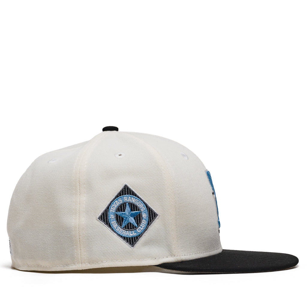 New Era x Politics Texas Rangers 59FIFTY Fitted - Chrome/Black