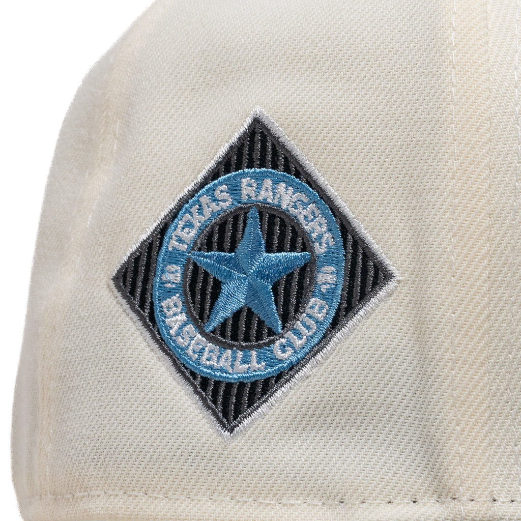 New Era x Politics Texas Rangers 59FIFTY Fitted - Chrome/Black