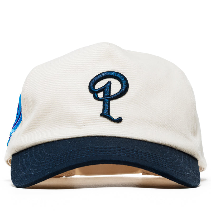 Politics Stadium Snapback - Creme/Navy