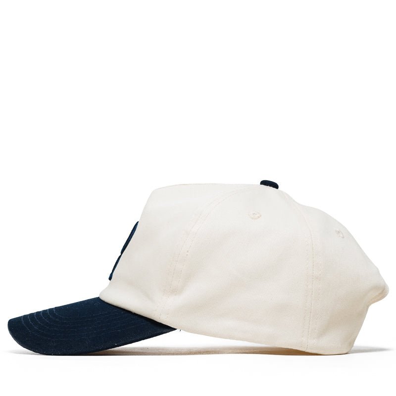 Politics Stadium Snapback - Creme/Navy