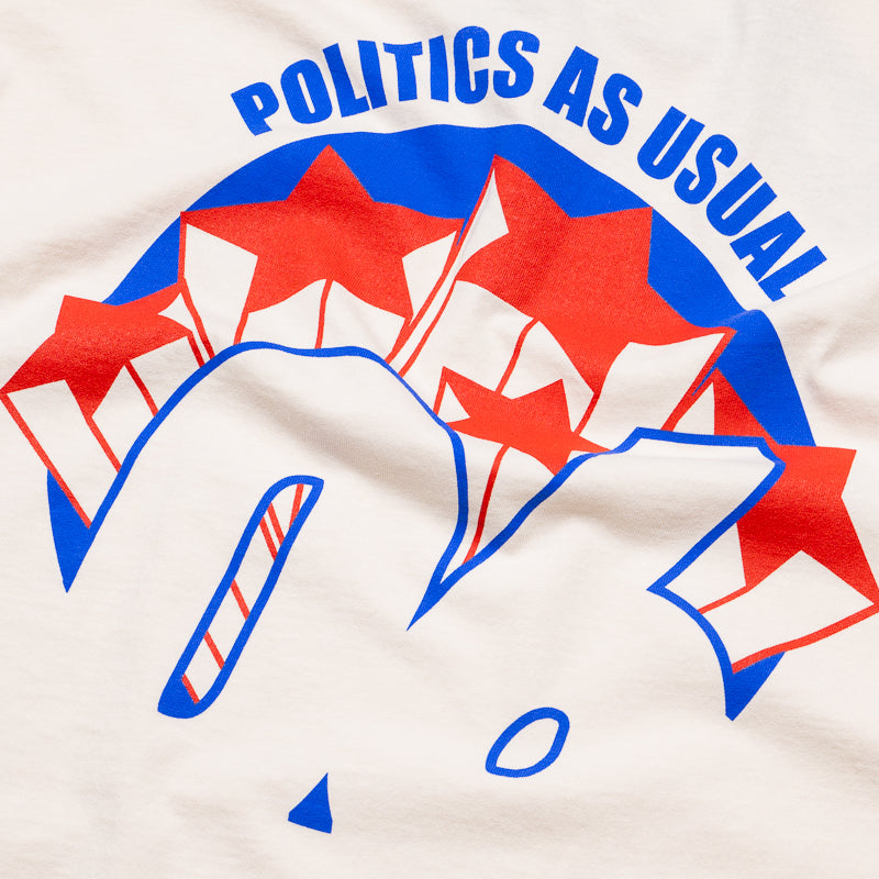 Politics Shooting Stars Tee - Creme
