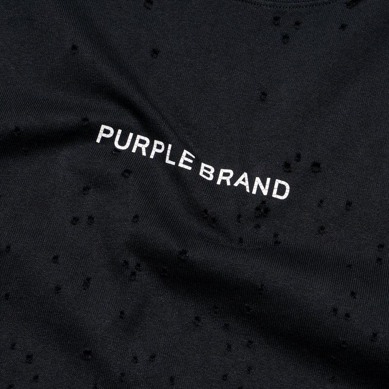 Purple Brand Trademark Tee - Black
