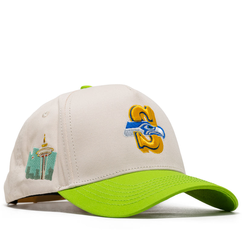 Reference Marihawks Snapback - Cream/Neon