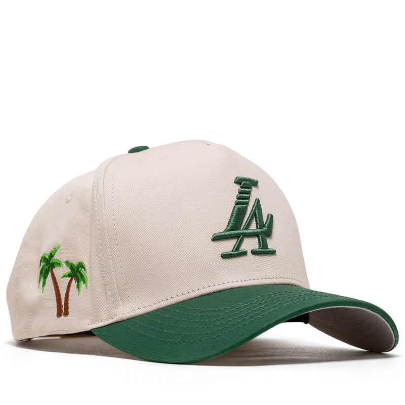 Reference Paradise LA Snapback - Cream/Green