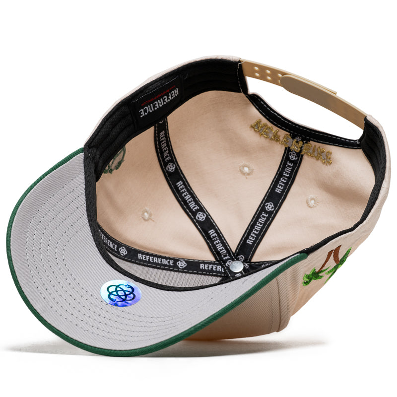 Reference Paradise LA Snapback - Cream/Green