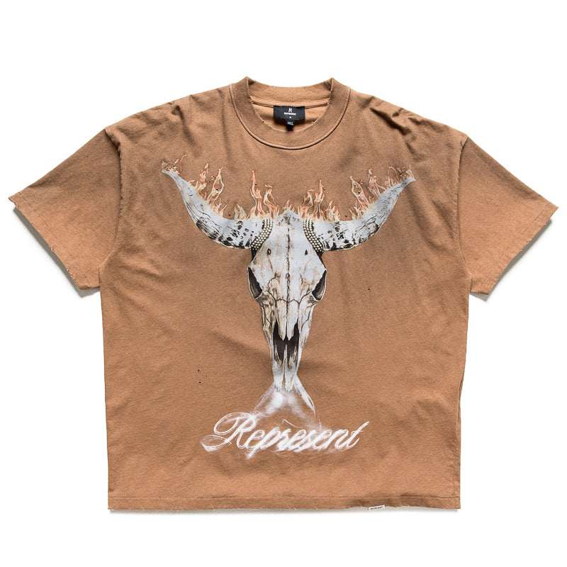 Represent British Cowboys Tee - Dusty Brown