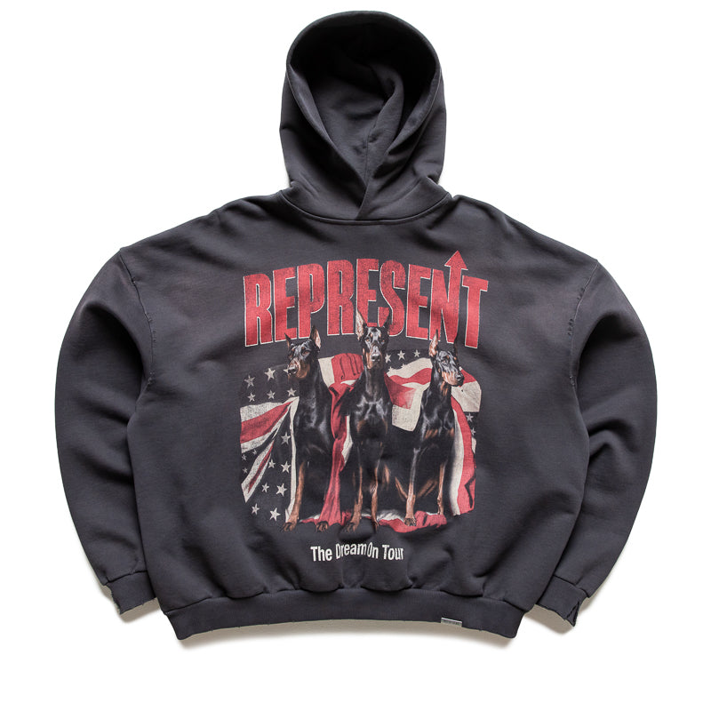 Represent Dream On Tour Hoodie - Sun Fade Grey