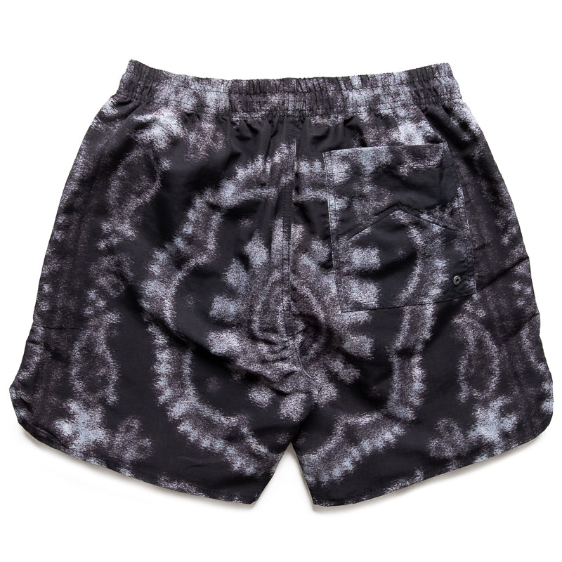 Rhude Motion Bandana Swim Short - Black/White