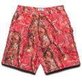 Ryoko Rain Tree Camo Double Knee Carpenter Shorts - Pink Camo
