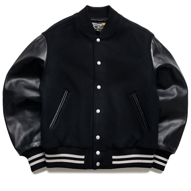 Stussy Wool Varsity Jacket - Black
