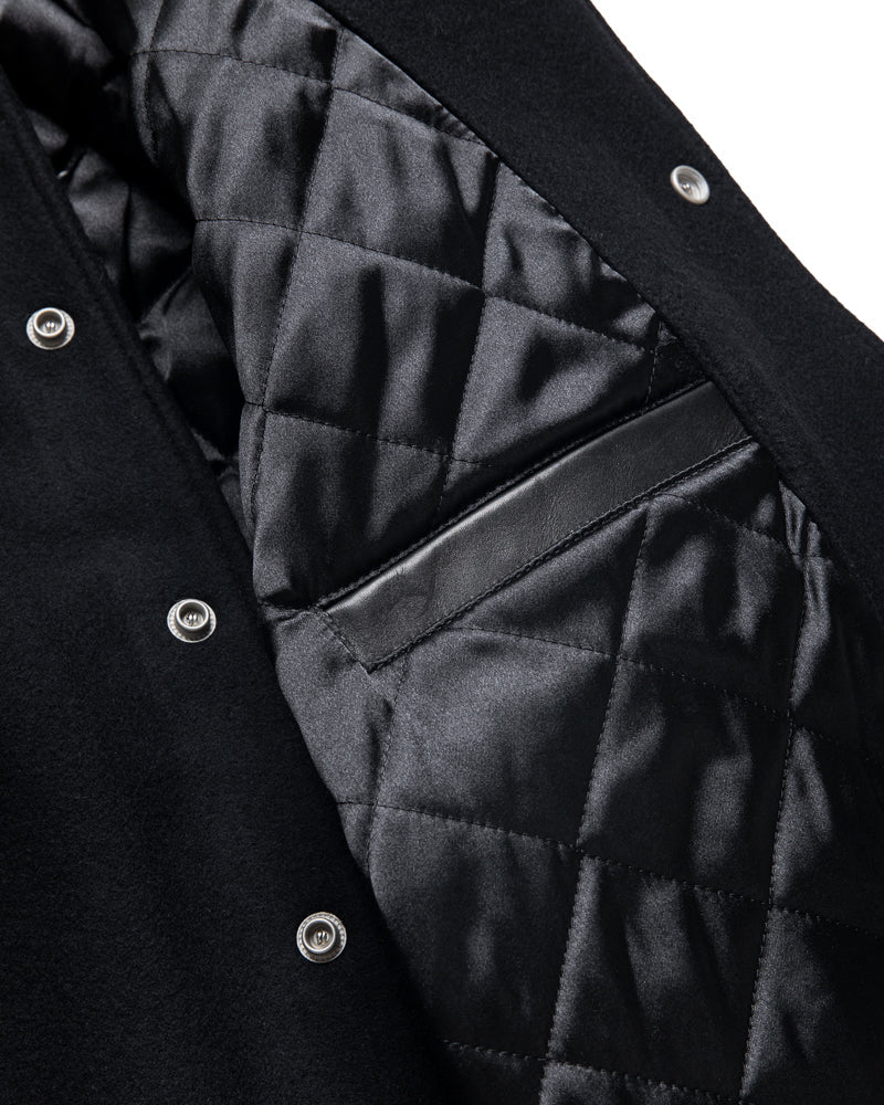 Stussy Wool Varsity Jacket - Black