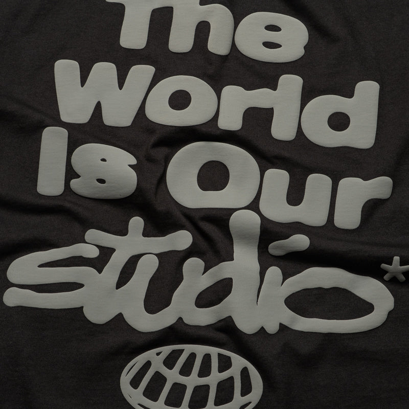 Supervsn Studio World Tee - Vintage Black
