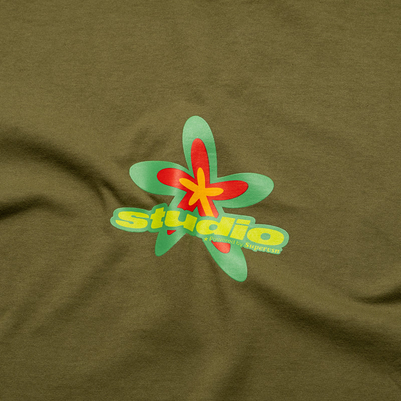 Supervsn Studio Map Tee - Moss