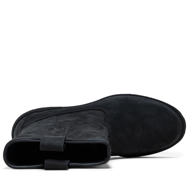 Timberland Heritage Pull On Boot - Black Nubuck/Black