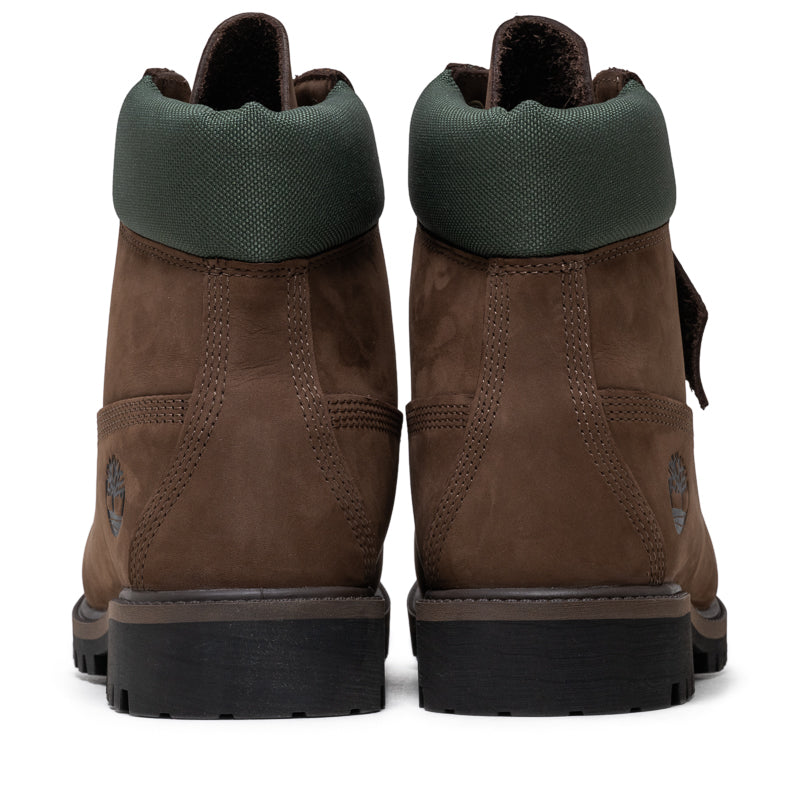 Timberland Heritage 6" Waterproof Boot - Dark Brown Nubuck/Gold