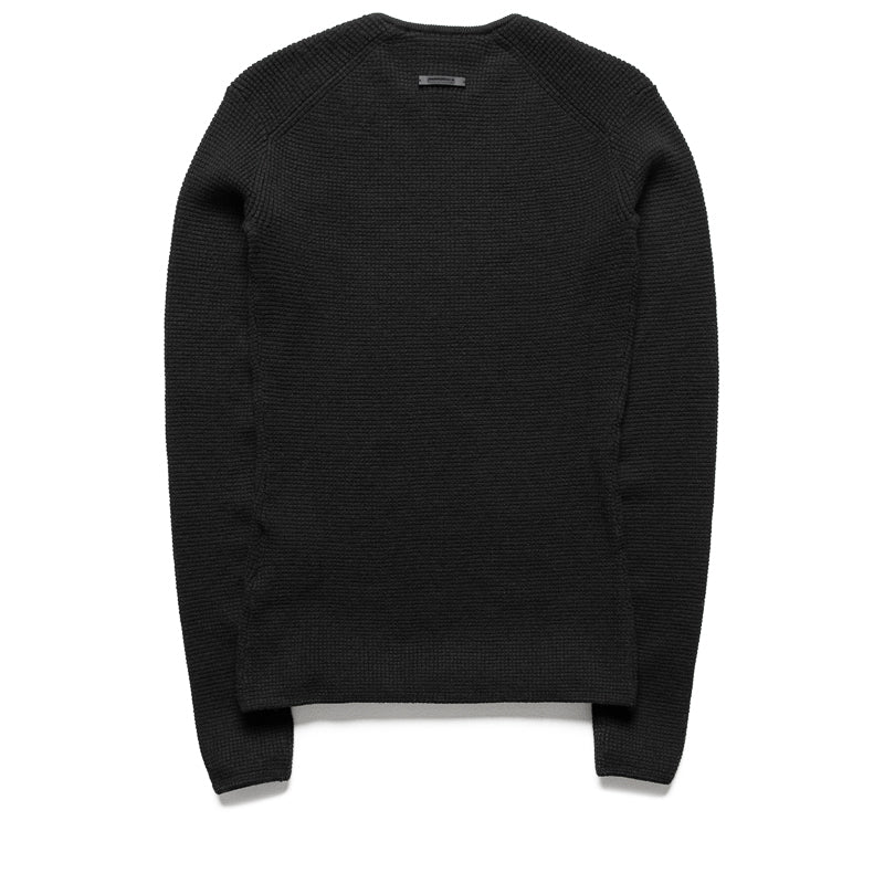 Women's Fear Of God Essentials Waffle L/S Top - Vintage Black