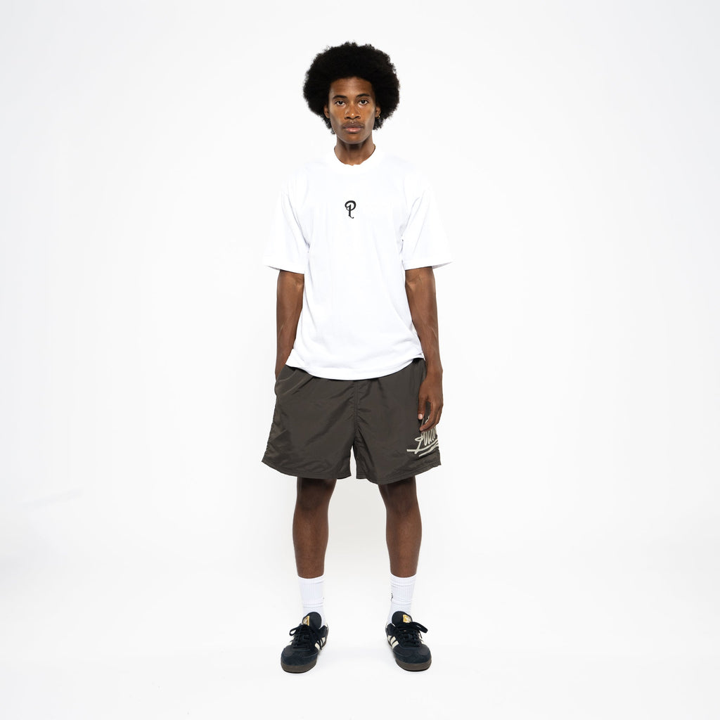 Politics Center P Logo Tee - White