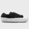 Black Teddy Tennis Sneaker - Lily White/Black