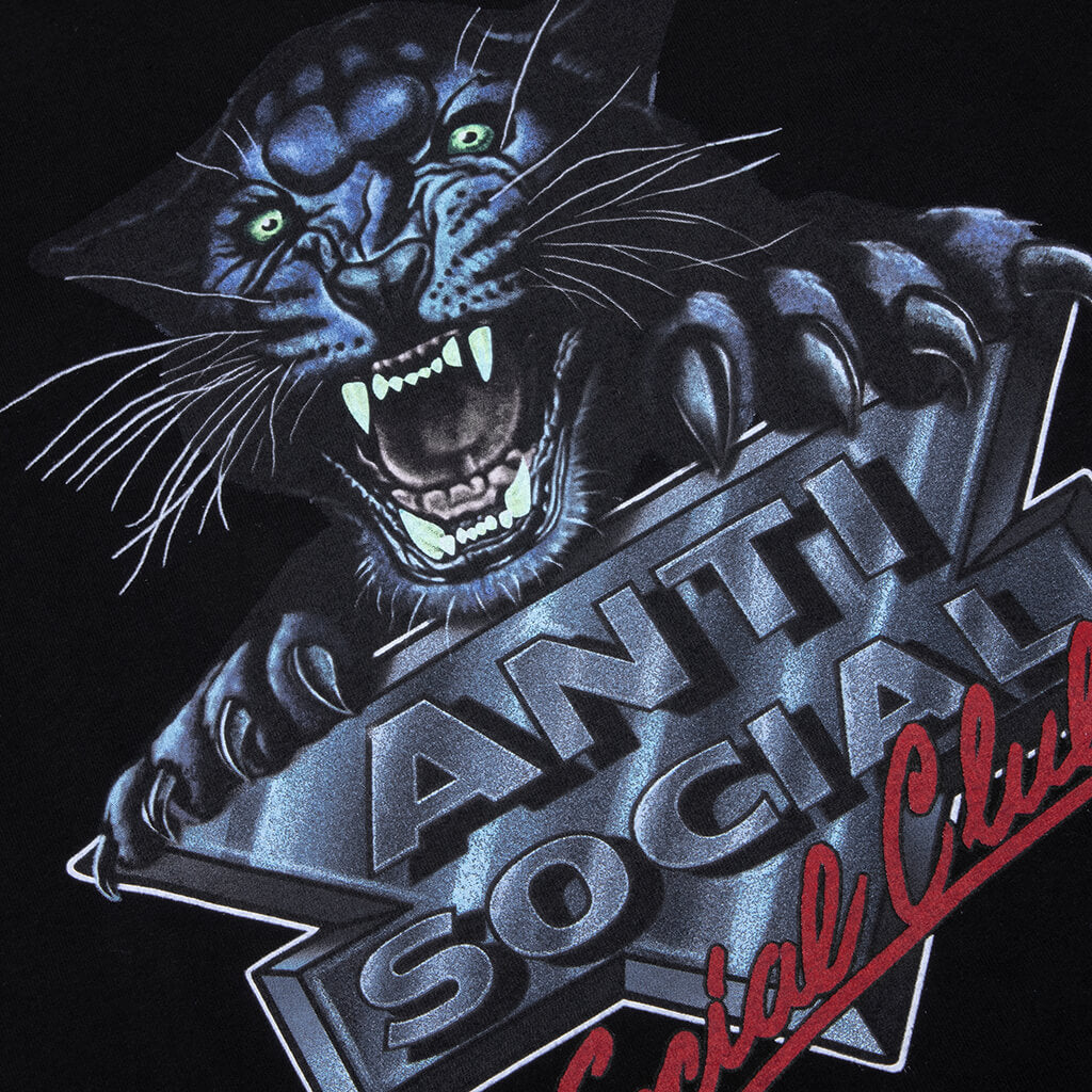 Snow Cat Tee - Black