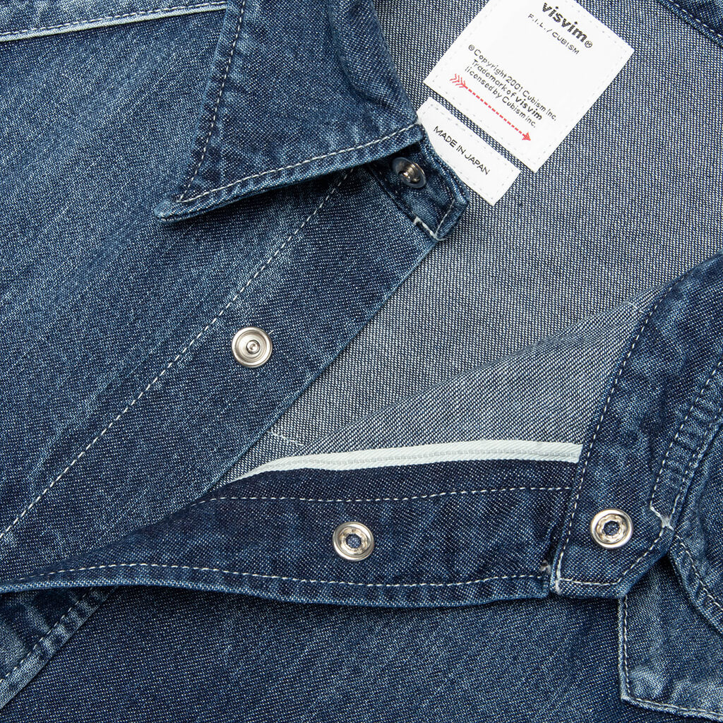 Social Sculpture DMGD Shirt - Indigo