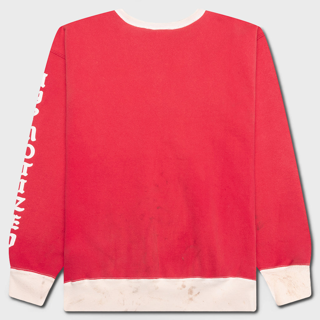 Soft Love Crew Sweater - Red
