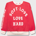 Soft Love Crew Sweater - Red