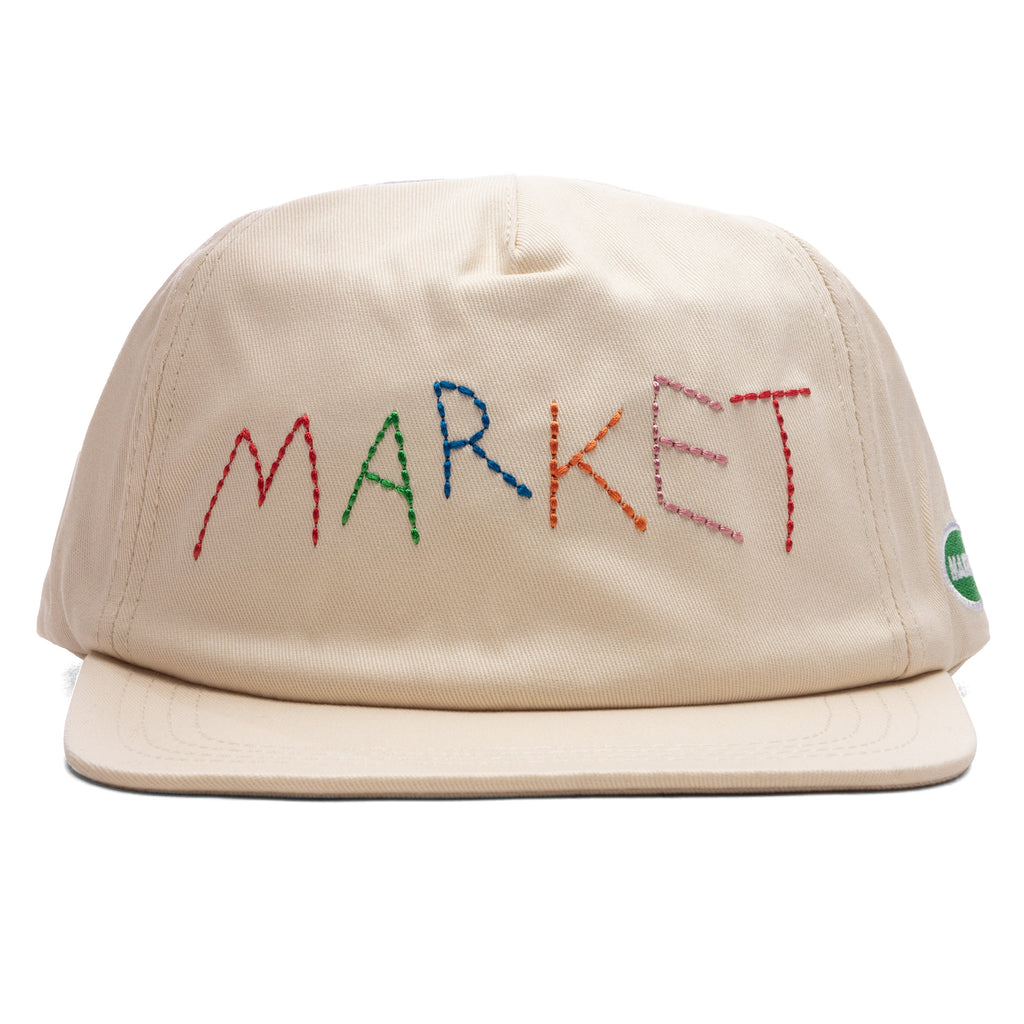 Soft Stitch 5-Panel Hat - Butter Cream