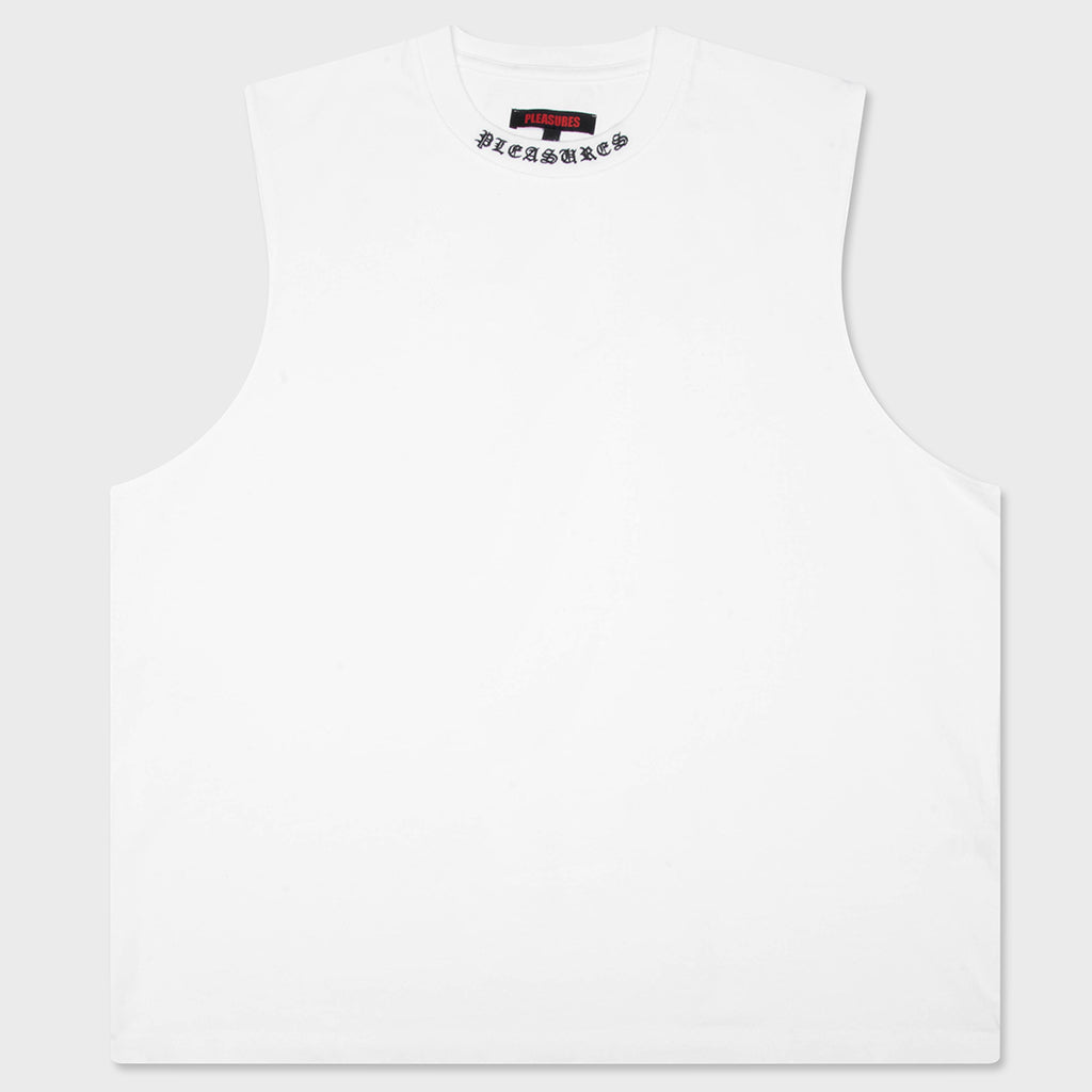 Sorrow Sleeveless T-Shirt - White