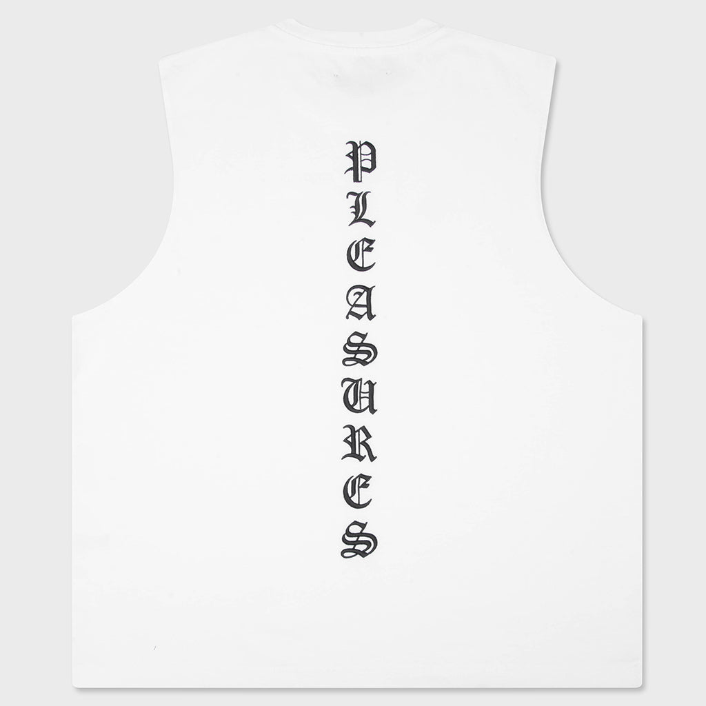 Sorrow Sleeveless T-Shirt - White