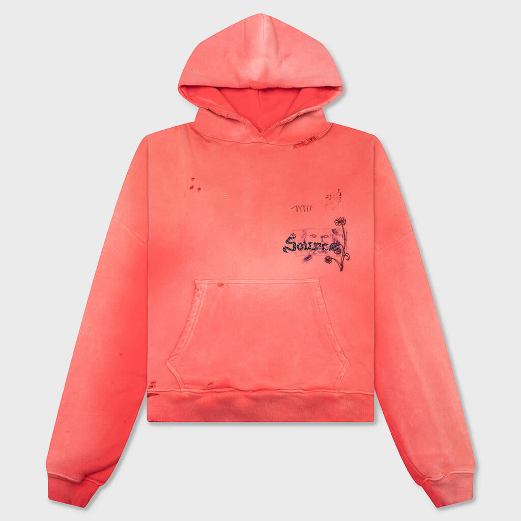 Source Family Hooded Sweatshirt - Red