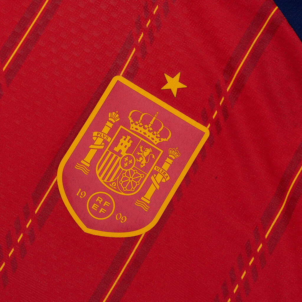 Spain 26 Home Authentic Jersey - Red