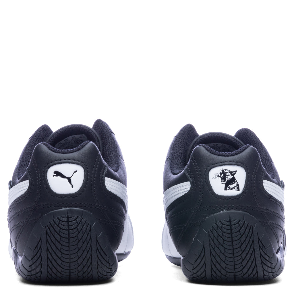 Leather Speedcat - Black/White