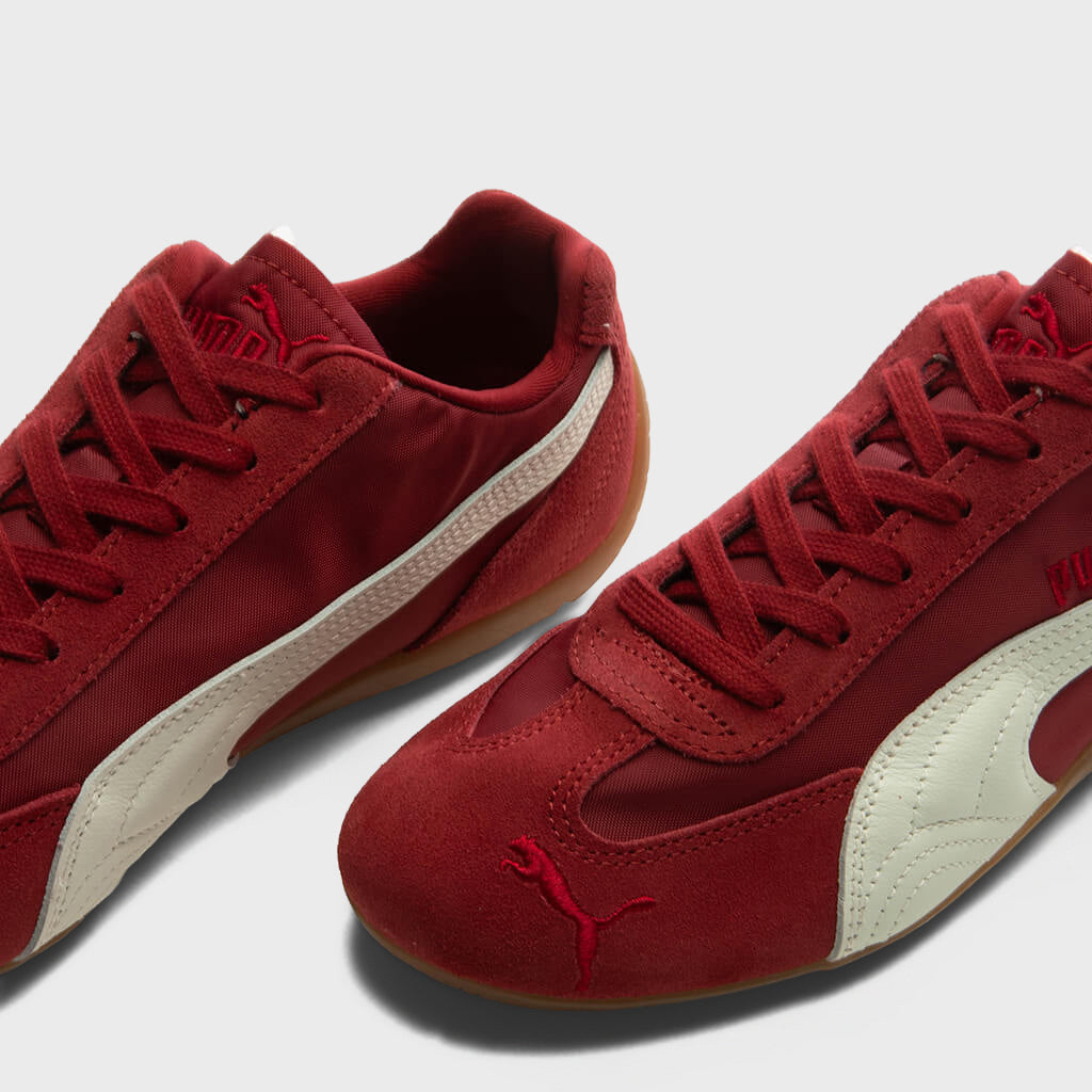 Speedcat Nylon - Dark Crimson/Puma White