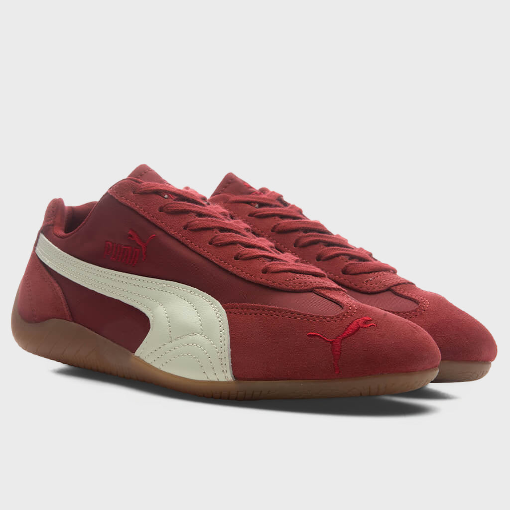 Speedcat Nylon - Dark Crimson/Puma White