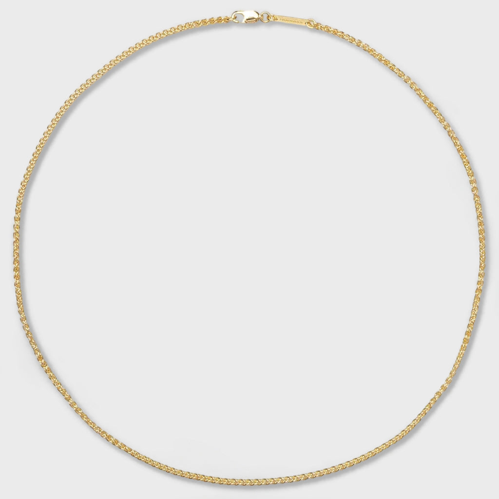 Spike Chain Gold - S925 Sterling Silver with 18K Gold Plating