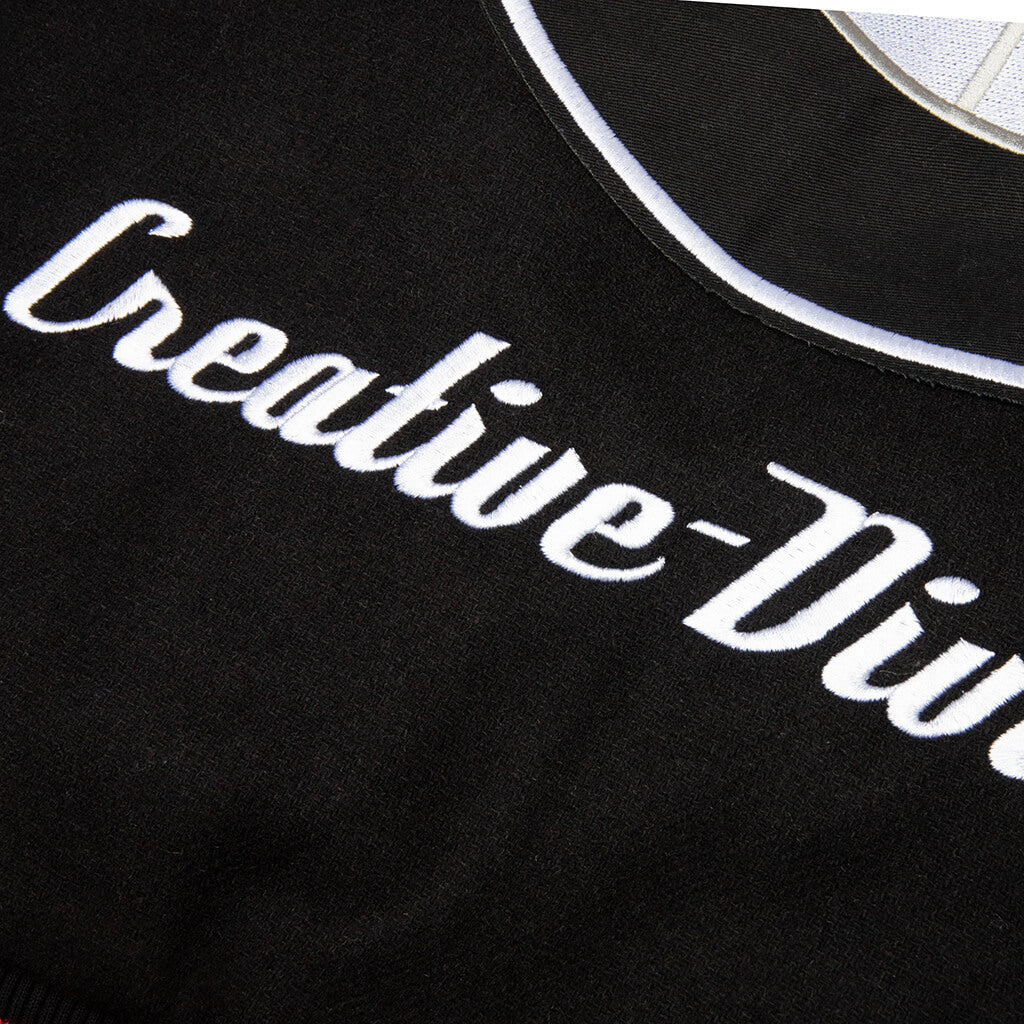 Sponsorship Varsity Jacket - Black/Blue