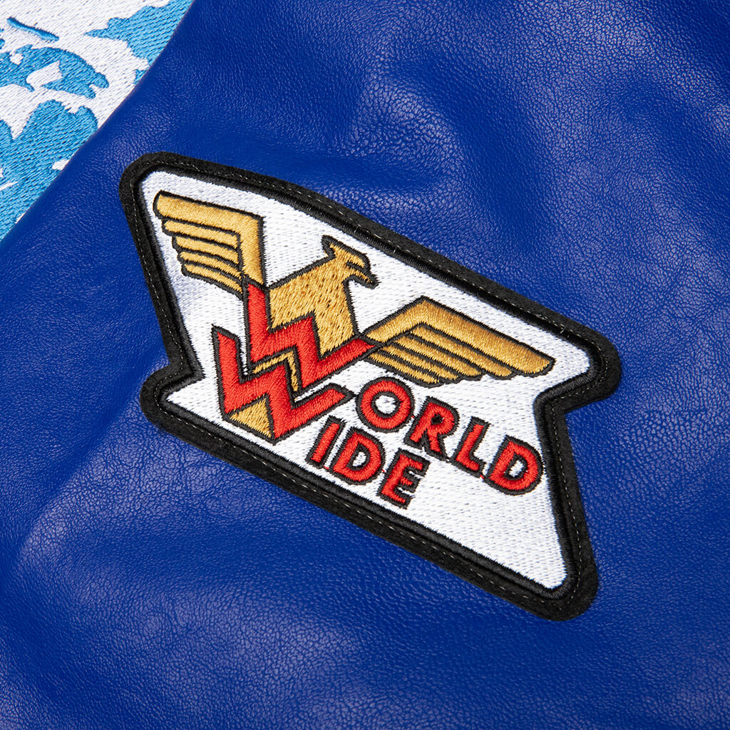 Sponsorship Varsity Jacket - Black/Blue
