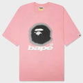 Spray Ape Head Relaxed Fit Tee - Pink