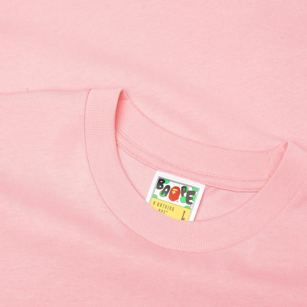 Spray Ape Head Relaxed Fit Tee - Pink
